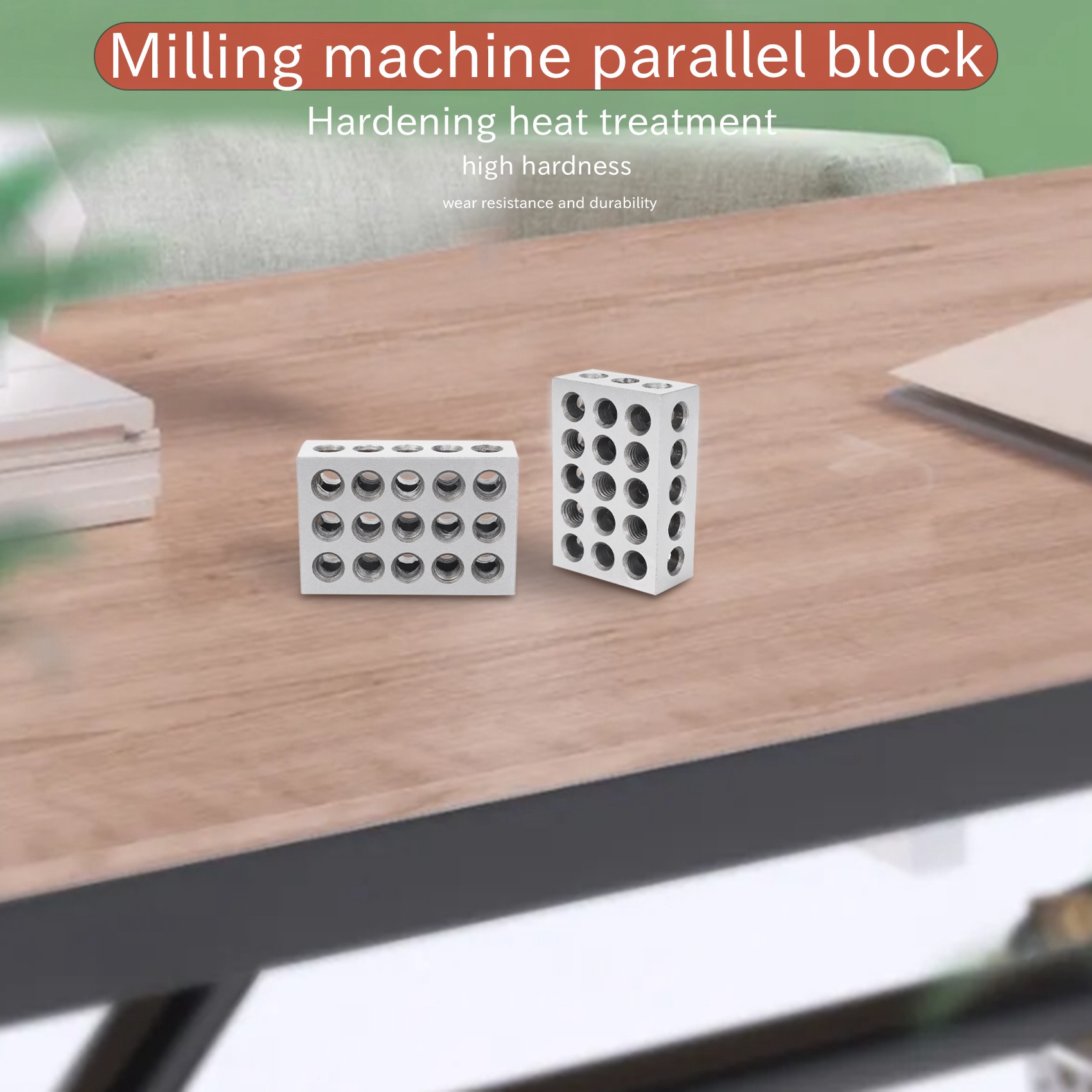 2шт 25x50x75 мм Блоки из закаленной стали с 23 отверстиями, параллельный зажимной блок, токарные инструменты с точностью 0,005 мм для станка