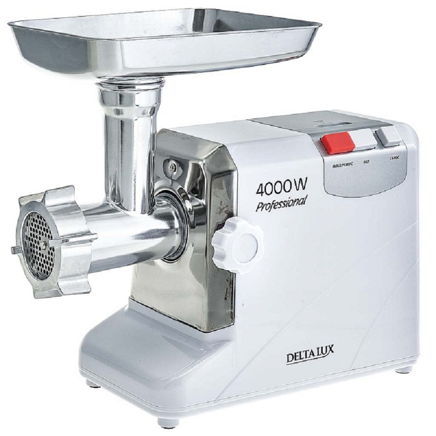 

Мясорубка электрическая DELTA LUX DE-604M, 4000 Вт белая