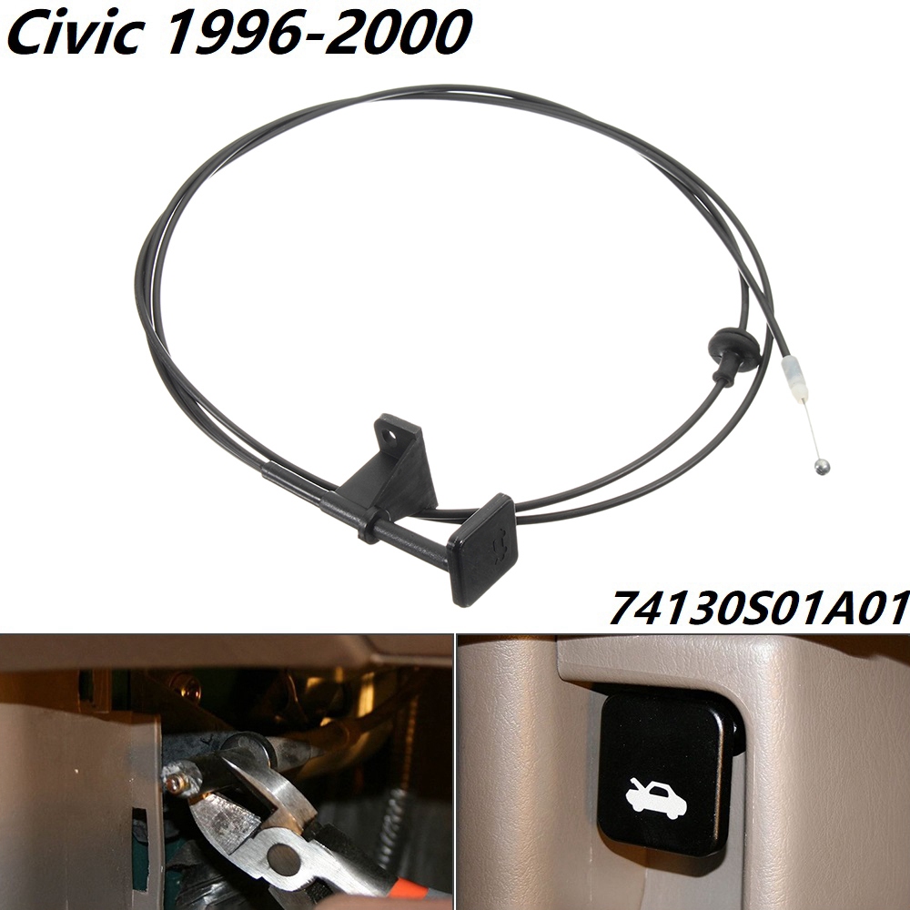 

Трос для снятия переднего капота автомобиля с ручкой Подходит для Honda Civic 1996-2000 Dorman 912-010 74130S01A01 Трос для снятия капота