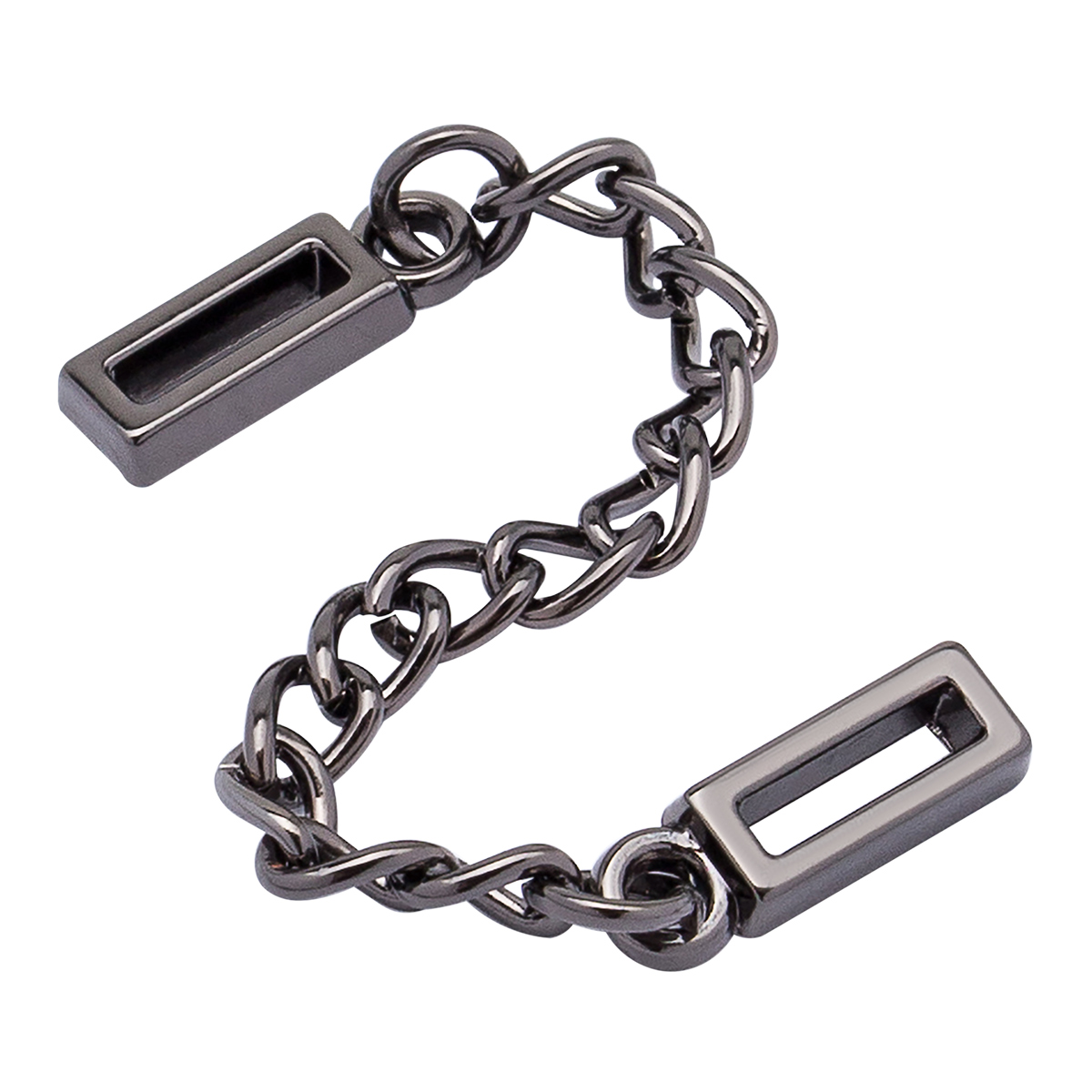 

ГДЖ1514 Вешалка-цепочка 70*5мм, металл, черный никель, 10 шт