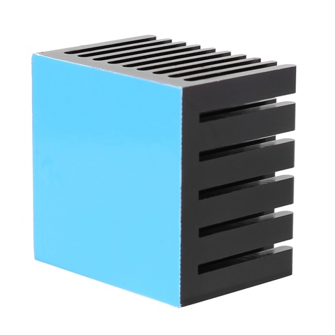 2 шт. Алюминиевый радиатор 40x40x30 мм черного цвета