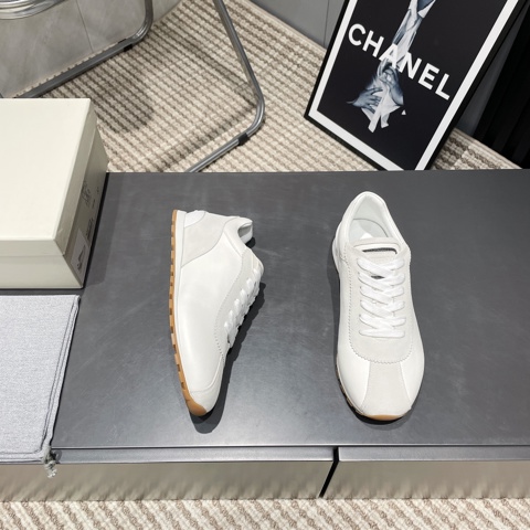 Brunello Cucinelli Новые женские кроссовки 2026 Спортивные повседневные оригинальная кожа замша комфорт на каждый день