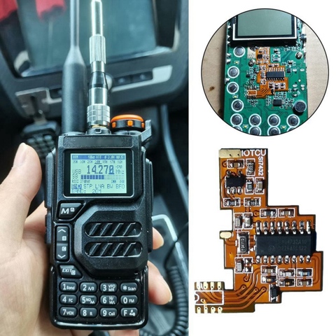 Модуль модификации для Quansheng UV K5/K6 Radio SI4732 Soft Board FPC Модифицирует высокочастотный коротковолновый Полнодиапазонный/Однополосный боковой модуль