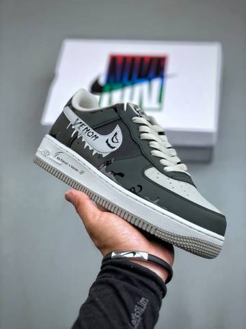 Обувь кроссовки Профессиональный Nk Air Force 1 07 Low Venom Marvel Venom второе