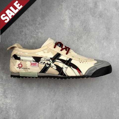 Onitsuka Tiger MEXICO 66 Slip Asks Onitsuka Tiger Canvas Панда Шалость Любовь Эра Устойчивые Обувь кроссовки Продажа На