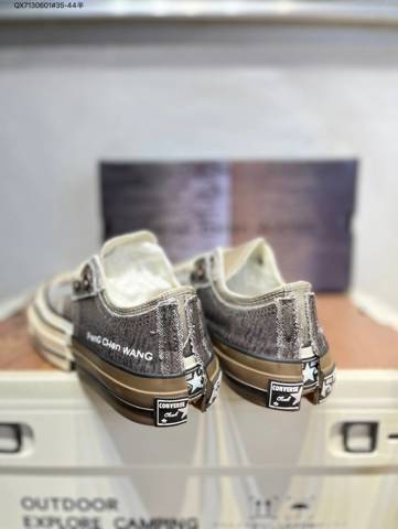 Обувь кроссовки Продажа Для Converse x Feng Chen Wang Коллаборация с винтажным