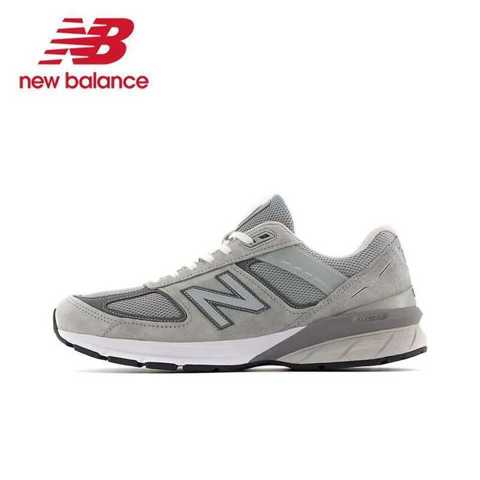 Original New Balance NB 990 V5/992 Classic Retro Mesh Leather Men's Shoes M990GL5 Grey And Sier