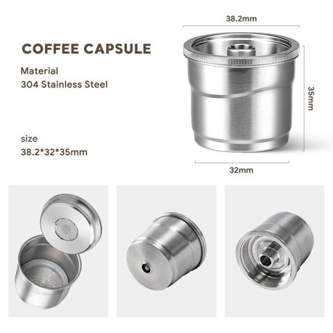 1 шт. многоразовые капсулы для эспрессо, многоразовые капсулы, капсулы из нержавеющей стали для кофе, капсулы для Illy X7/Illy Y3/Illy Y5, легкая установка