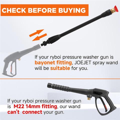 Замена насадки для мойки высокого давления Запасные части для распылителя Ryobi Насадки для мойки высокого давления Ryobi