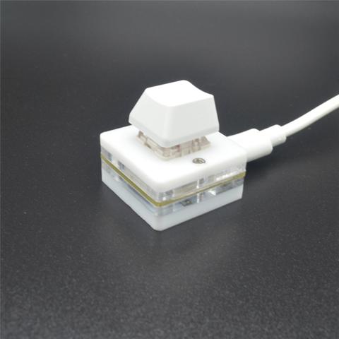 Клавиатура быстрого доступа с 1 клавишей USB Настраиваемая программируемая макроклавиша Мышь с горячими клавишами Мини-клавиатура RGB с одной клавишей