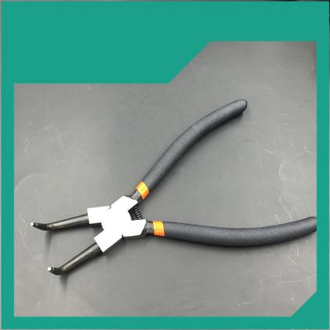 Набор плоскогубцев для снятия стопорного кольца Инструмент для установки внутреннего наружного кольца с прямым/ изогнутым наконечником Прецизионный подпружиненный инструмент