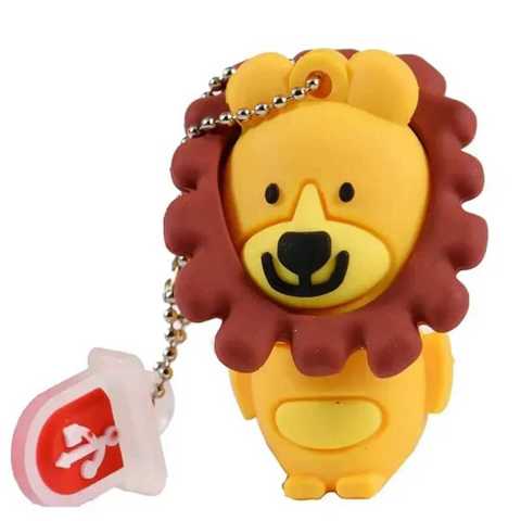 Милый Мультяшный USB-флеш-накопитель 64 Животными Пингвин 32 ГБ КошКой Совой Львом Флешка С Динозавром Внешнее Хранилище