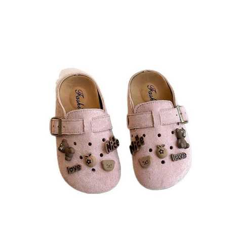 Детские закрытые перфорированные полусандалии Birkenstock 2025 Лето Новые д