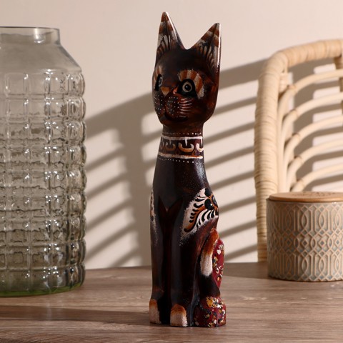 3 шт. Сувенир 'Кошка', 30 см, дерево