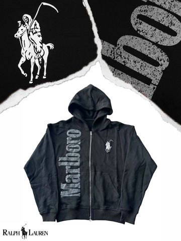 Худи Marlboro - стильной, оригинальной, подходит для работы. Ralph Lauren