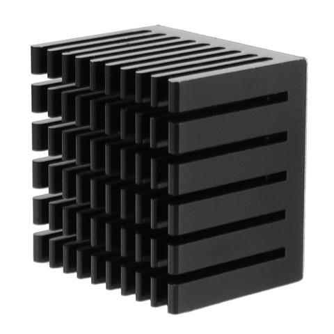 2 шт. Алюминиевый радиатор 40x40x30 мм черного цвета