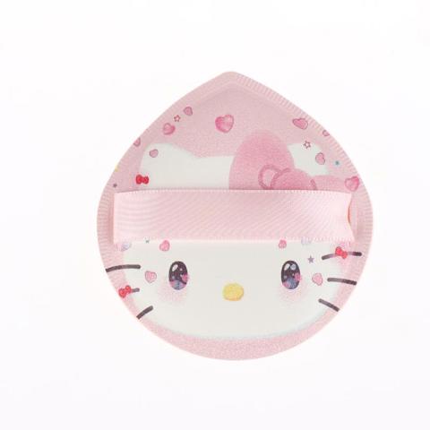 Кавайная Анимация Sanrio Мультяшный Узор Hello Kitty Пуховка для Пудры с Воздушной Подушкой Для Сухого и Влажного Использования