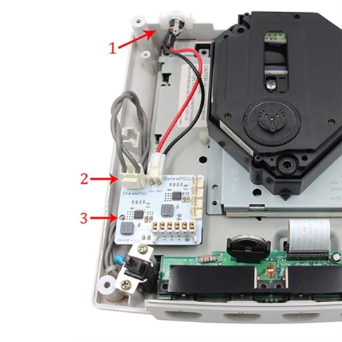 Для Sega Dreamcast Dreampsu 12 В постоянного тока Блок питания Плата для ремонта Консоли Игровые запчасти