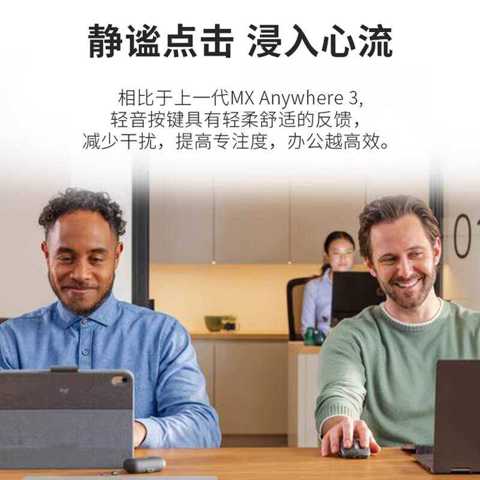 Беспроводная Мышь Logitech Master Series MX Anywhere 3S Bluetooth Для Девочек Офиса И Планшета С Зарядкой