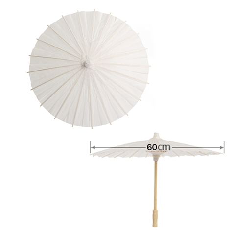 5ШТ Бумажный зонтик 60 см Пляжный зонт Белый DIY зонтик реквизит для фотосъемки для вечеринки в честь дня рождения ребенка, Свадьбы