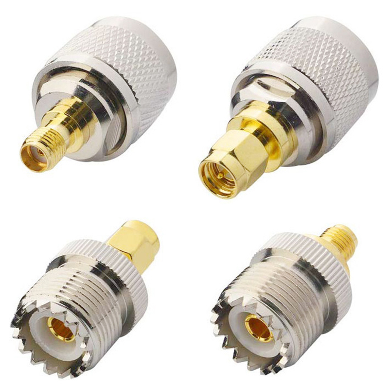 

4 ШТ./КОМПЛ. Тестовый преобразователь UHF SL16 PL259 SO239 в SMA-штекер с гнездовым разъемом RF Connector
