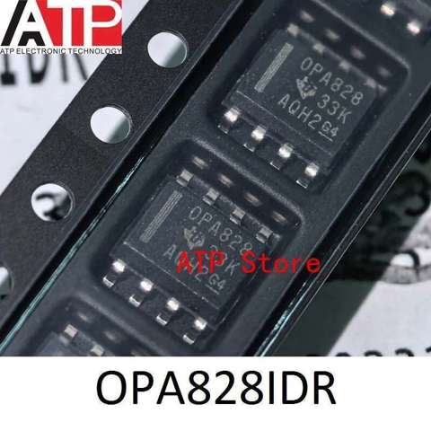 10 Шт./лот Новый Оригинальный OPA828IDR OPA828 SOP-8 OPA828ID Чип IC OPAMP JFET 1 SERGA 8SOIC