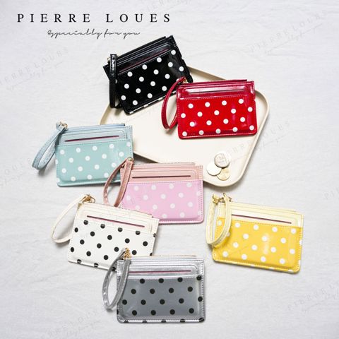 Cartoon coin purse Новый Мини-кошелек Несколькими Отделениями Карт Горошек В Японском И КорейсКом Стиле ОднОтОнный С МилыМ Мульт