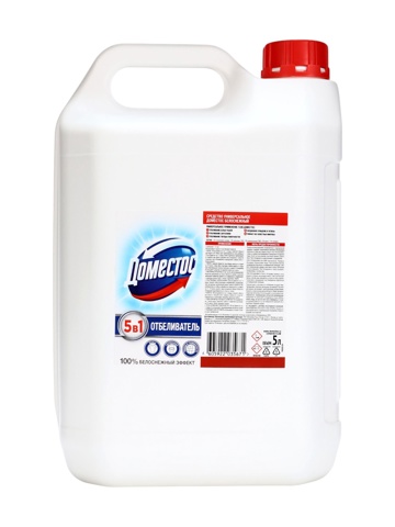 2 шт. DOMESTOS средство универсальное чистящее, белоснежный 5 л