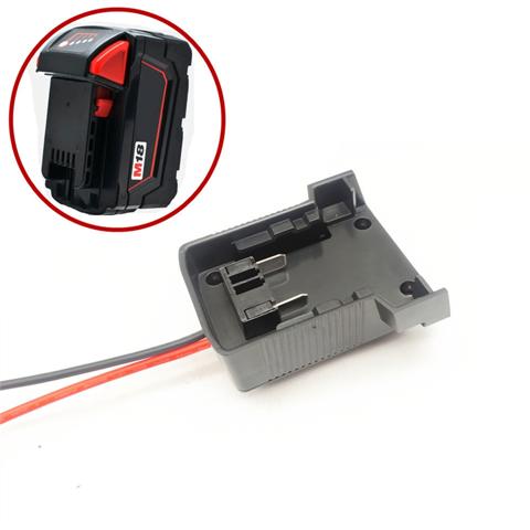 2 упаковки Адаптера для аккумуляторной батареи Formilwaukee M18 18V DIY Сменный Аккумуляторный разъем питания Адаптер