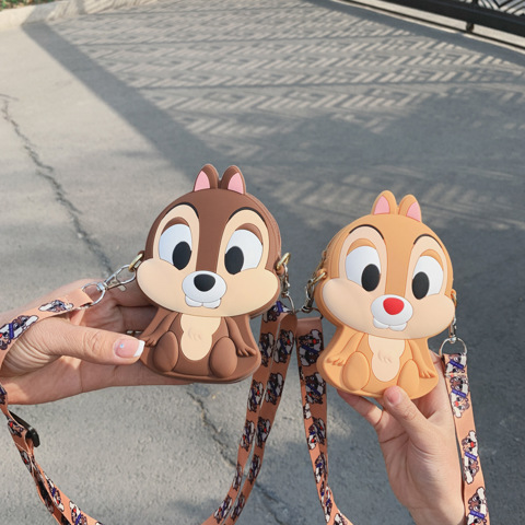 Cartoon coin purse Милая Детская Сумка-кроССбоди Стиле Аниме Миниатюрная Водонепроницаемая Сумка Через Плечо В КорейсКом Стиле М