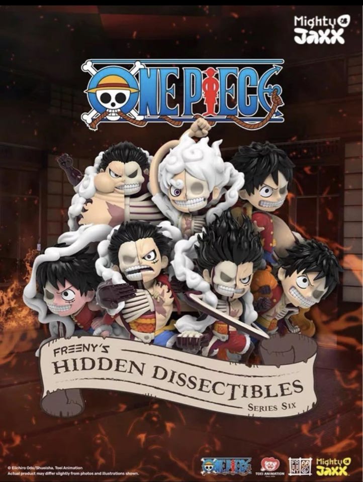 Mighty Jaxx Hidden Dissection One Piece Gears set Freeny's