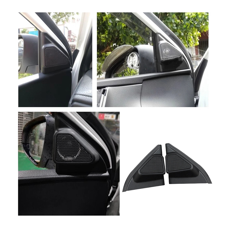 

Дверная панель автомобиля, крышка аудиосигнала, Твитер, Треугольный Динамик, накладка на громкоговоритель для Toyota Corolla 2014-2018