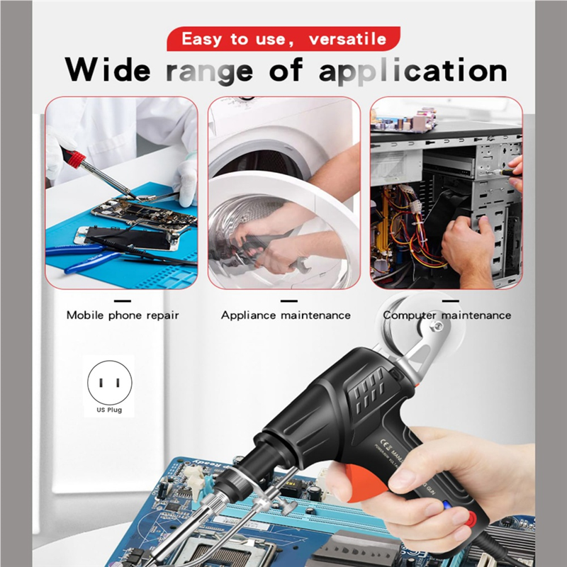 

Промышленный лазерный сварочный инструмент Ayyecoeeye с внутренним нагревом, многофункциональный автоматический проводной паяльник на 110 В с разъемом US Plug