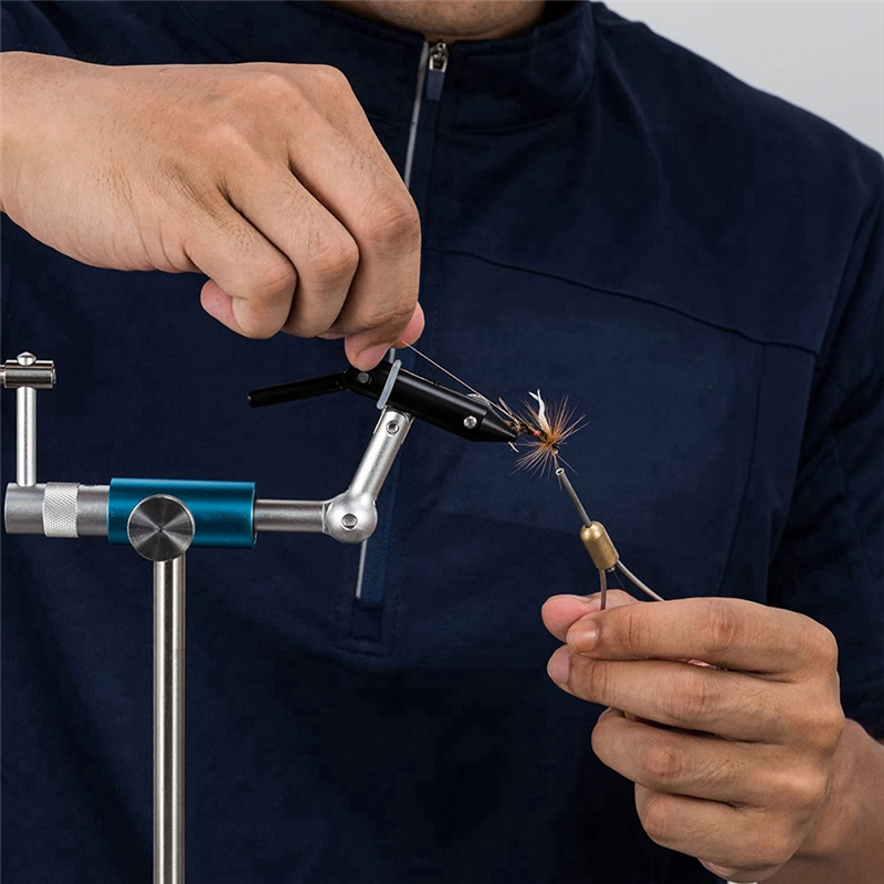 

Вращающиеся тиски для вязания мушек Тиски для вязания мушек, вращение на 360 градусов Сверхлегкие инструменты для вязания мушек Тиски для вязания мушек Крепление C-Clamp