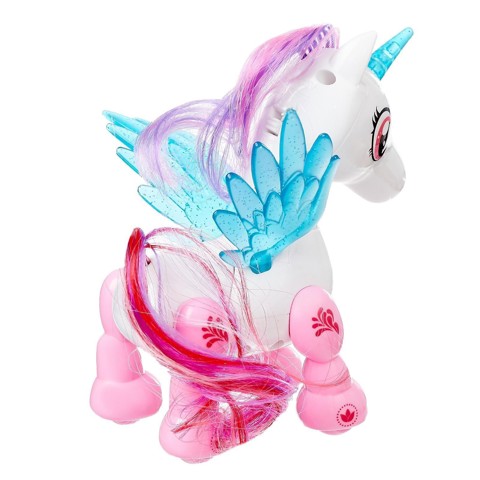 2 шт. Интерактивная игрушка 'Любимый единорог', катается, со световыми и звуковыми эффектами, реагирует на хлопки