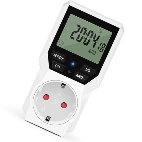 Умная розетка с таймером Цифровой электронный переключатель таймера EU Plug ЖК-дисплей Программируемый контроль времени Автоматическая защита