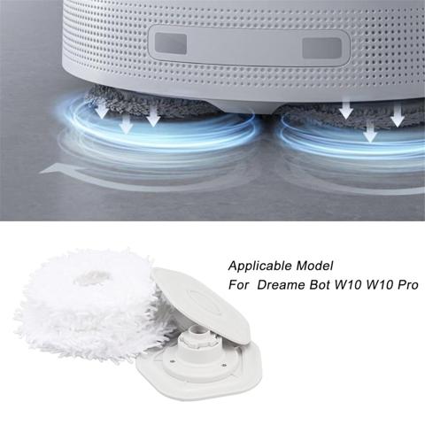 Тряпка для швабры пылесоса, Замена салфеток для уборки с держателем для аксессуаров робота-подметальщика Dreame Bot W10/W10 Pro