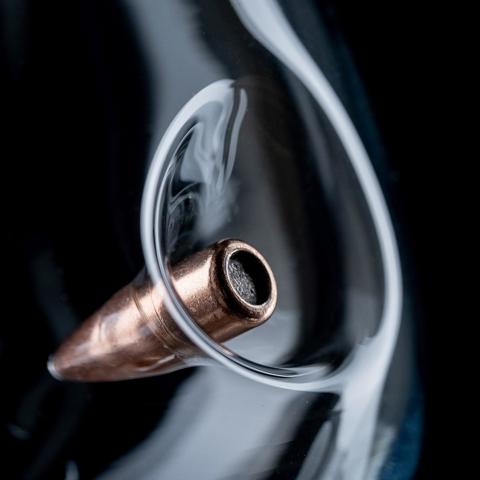 2 шт. Бокал для коньяка с пулей 'Непробиваемый', 395 мл