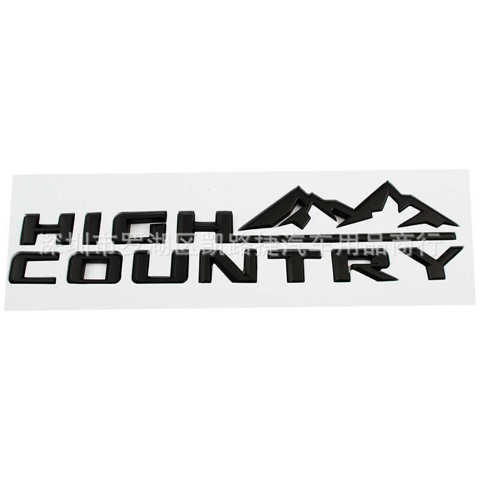 заднюю Наклейка с логотипом дверь на HIGH COUNTRY для Chevrolet Silverado