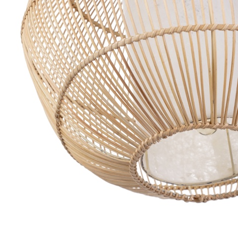 Светильник потолочный из ротанга 'Диан', 1x120 Вт, Е27, 40x40x50 см