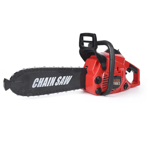 Игрушечная бензопила без батареек со световыми и звуковыми эффектами