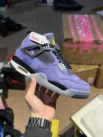 XS версия интерпретирует сильнейшее четвертое поколение Air Jordan 4 Rare Air Laser черный серый топ уровень производства Обувь 