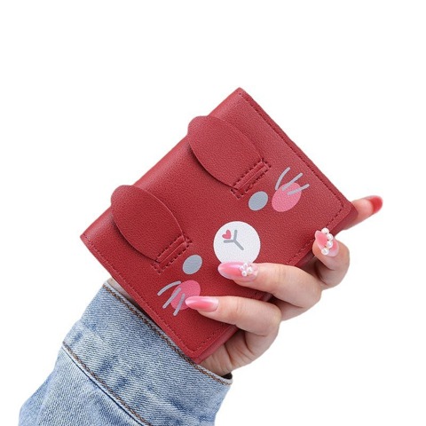 Cartoon coin purse Кошелек Женщин Новый СтуденчеСкий КоротКий Монетный Миниатюрный Милый КошелеК КомпаКтный 70% Off Большой Емко