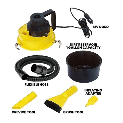 Автомобильный Пылесос Портативный Пылесос для влажной и Сухой уборки Универсальных автомобильных принадлежностей из Пластика