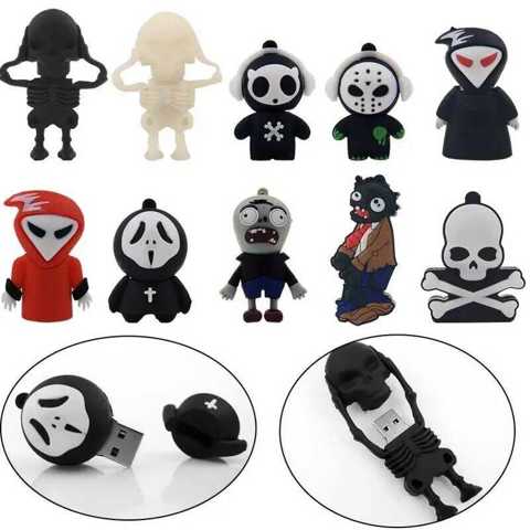 Флешка С Реальной Емкостью Мультяшный USB-накопитель USB 2.0 Флешка 32 64 ГБ 128 МБ Милый USB-диск Подарок Для Друга