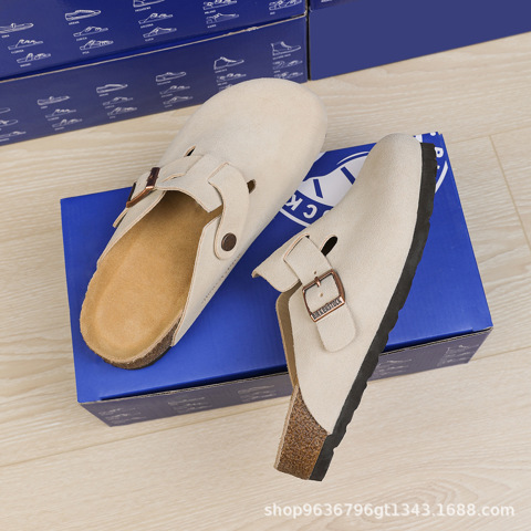 Сандалии Birkenstock из натуральной кожи с пряжкой, на толстой подошве, с закрытым носком, для женщин. Туфли Birkenstock без зас