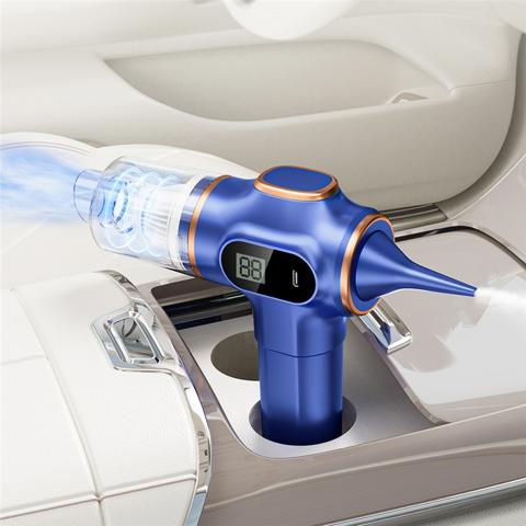 Беспроводной Автомобильный пылесос Ручной Автомобильный Бытовой пылесос для уборки автомобилей Blue A