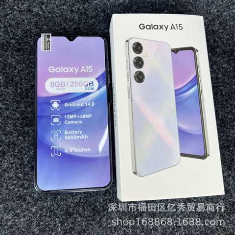 Смартфон Galaxy A15 5G 8ГБ+256ГБ 6.7inch Года Кросс-бордерный Смартфон На Android 14 ОптОвая Продажа