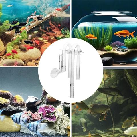 Комплект впускных и выпускных отверстий для аквариума Комплект впускных и выпускных трубок для аквариума Сетчатое устройство для аквариума с рыбками Замена внешней фильтрации