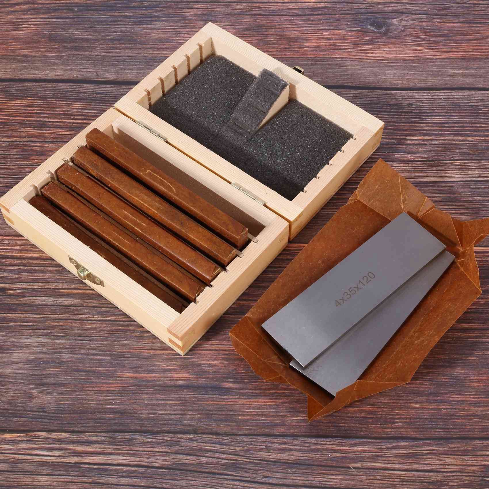 

6 Пар 12шт параллельных колодок калибровочного блока из легированной стали с ЧПУ Набор фрезерных колодок 120 мм x (10-35 мм) для фрезерного станка Токарный станок